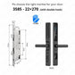 Waterproof Sliding Door Smart Lock TTLock App Alexa Fingerprint Digital Code RFID Card Anti-Lock Aluminum Glass Electronic Lock