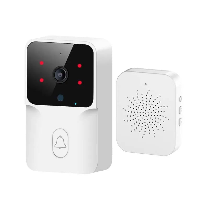 Video Doorbell Camera with Chime WiFi Wireless Night Vision Smart Home Indoor Security Protection Rechargeable Battery Door Bell