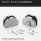 1 Set Double Open Sliding Door Lock Stainless Steel Glass Door Lock with Keys 8-12mm Safety Locks Office Glass Security Hardware
