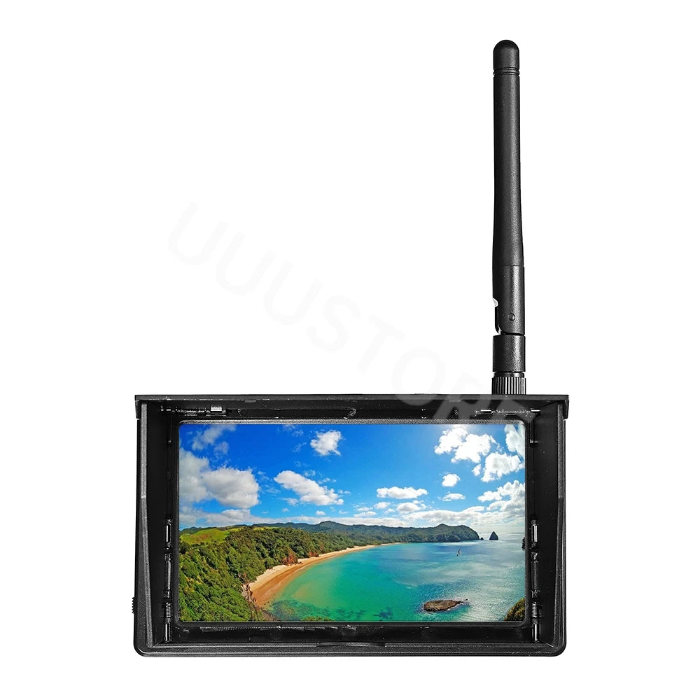 5.8G 48CH 4.3 Inch LCD 480x272 16:9 NTSC/PAL FPV Monitor Auto Search With OSD Build-in Battery for RC Drone