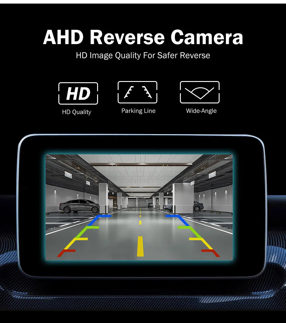 AHD 1080P CVBS Night Vision IP68 Waterproof 170 Degree Fish Eye Lens Backup Rear View Camera For Vehicle Monitor Android