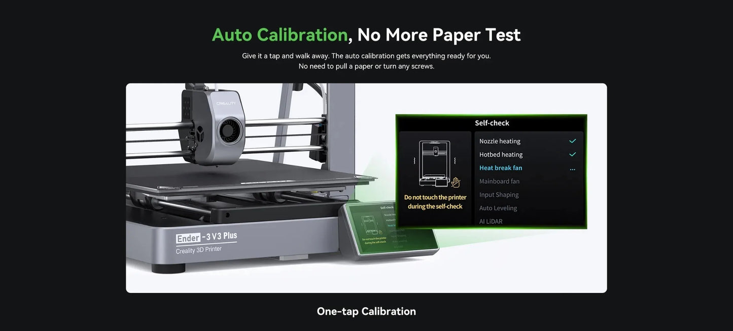 Creality Ender-3 V3 Plus 3D Printer 300x300x330mm Print Size 600mm/s Direct Extruder Stable Y-axis Dual Motors&Support Rods