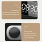 Alarm Clock Bluetooth Speaker, Digital Alarm Clock Radio with LED Mirror Display, Loud Alarm Clock for Heavy Sleepers
