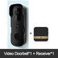 New Smart Video Doorbell Waterproof Night Vision Door Viewer 1080P FHD Camera Digital Visual Intercom WIFI 2.4G Tuya Door Bell