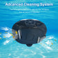 Full Automatic Robotic Pool Cleaner 80㎡ Working Area Self-Parking Pool Vacuum Cleaner Robot Portable Cordless Pool Cleaner