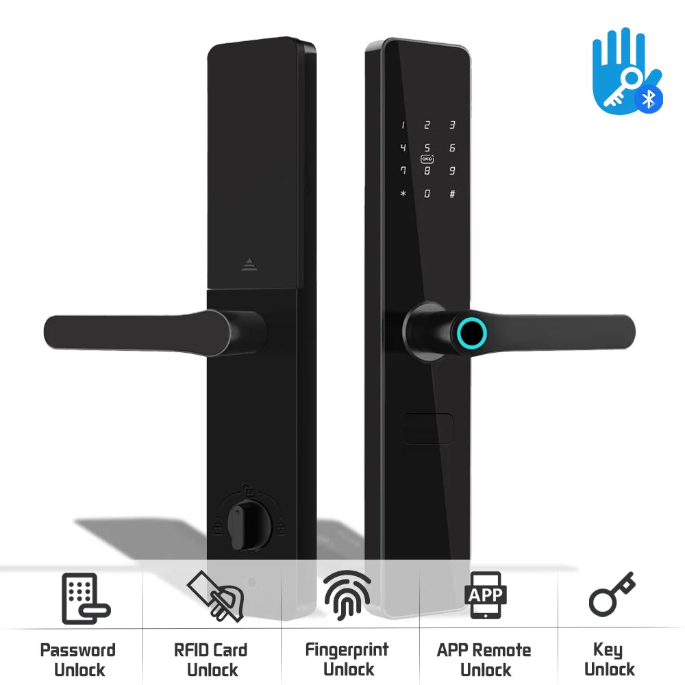 Smart Door Lock TTLock Blue Tooth Digital Electronic Biometric Fingerprint Locks Extra-long Standby Smart Home