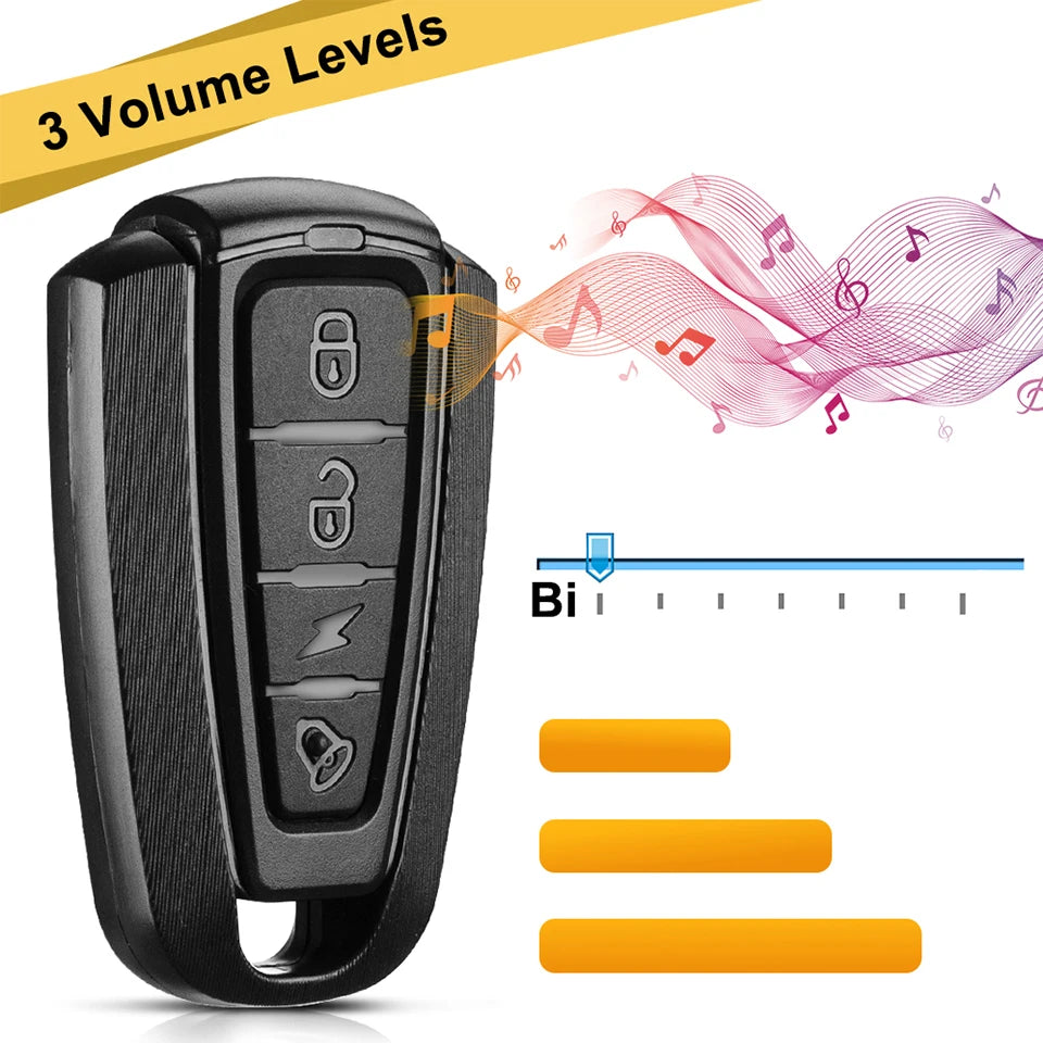 Bicycle Motorcycle Alarm Sensitive Vibration Sensor Anti-theft Alarm Wireless USB Charging Security Protection