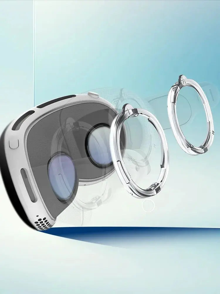 2024 New Vision Pro VR Accessories Myopia Anti-Blue Light Glasses Magnetic Eyeglass Frame VR Prescription Lenses