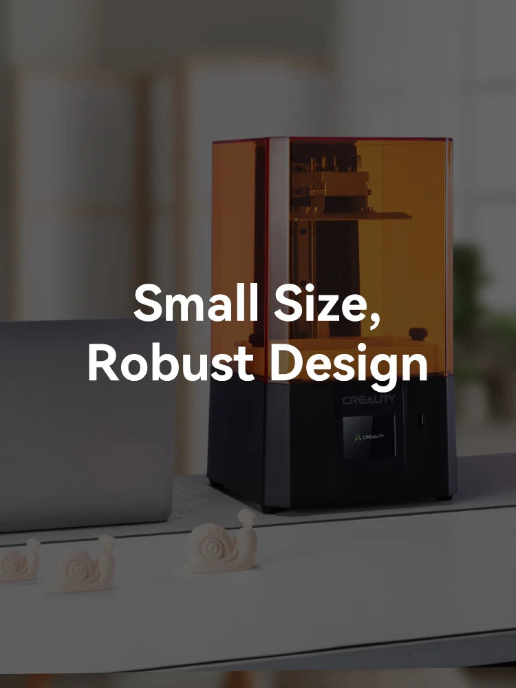 Creality HALOT R6 2K Resin 3D Printer Compact & Easy for Newbies 60mm/h Printing Speed 130*82*160mm Build Volume LCD Printer