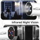 2K Security Camera Outdoor Solar WiFi Security Camera Outside IP66 Waterproof,Pan Rotating 225°Home Security Camera