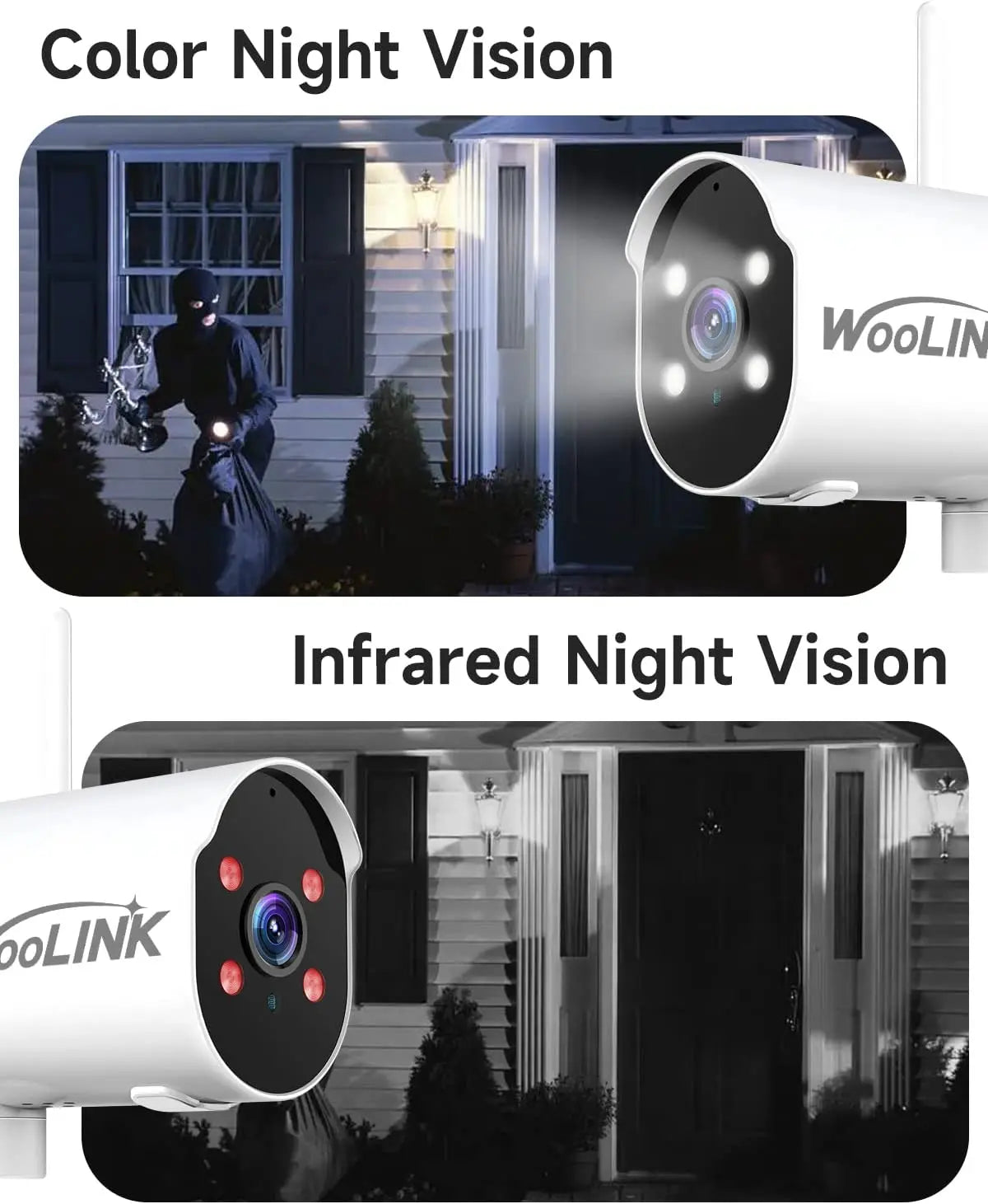 2K Security Camera Outdoor Solar WiFi Security Camera Outside IP66 Waterproof,Pan Rotating 225°Home Security Camera