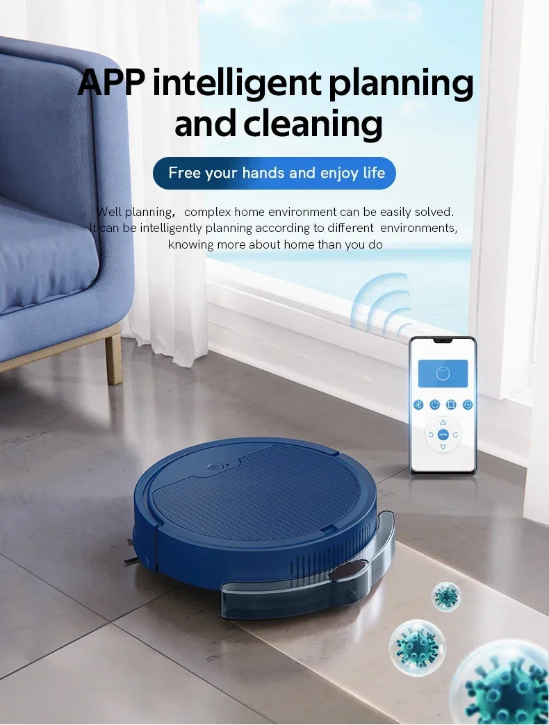 Automatic Sweeping Robot Vacuum Cleaner APP Control Water Tank Sweep and Wet Mopping Vacuum Clean For VIP Customers DropShipping