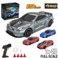 1/43 RC Cars LED Light 2.4G Radio Remote Control Sports Cars For Children Racing High Speed Drive Vehicle Drifts Boys Girls Toys