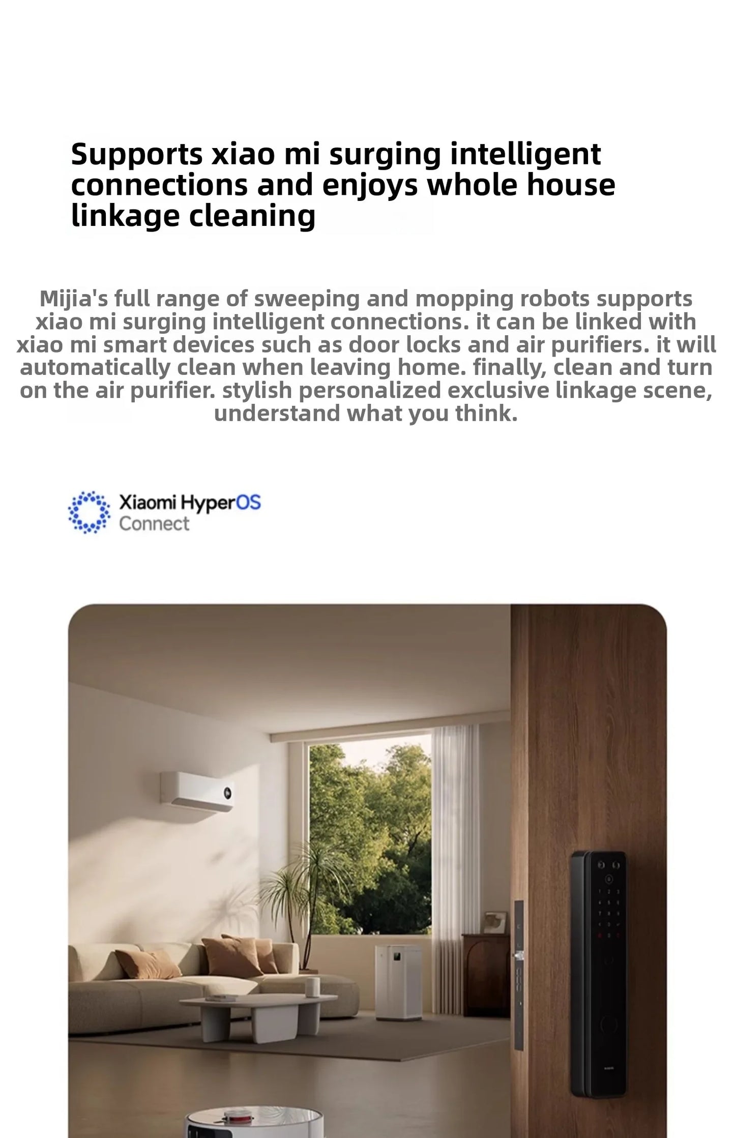 Mi Robot Vacuum M30S Auto Clean Sweep Mop Wash All in One