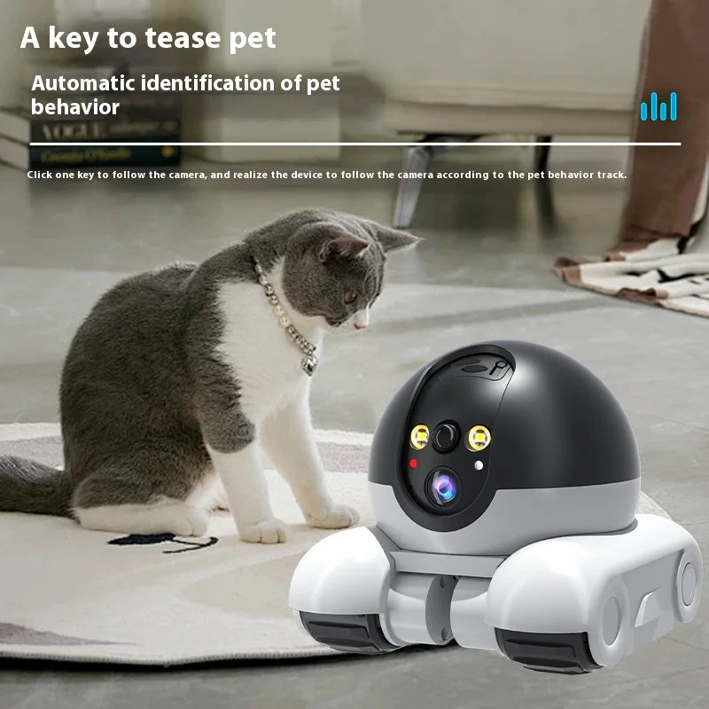 360° Smart Home Robot Security Camera Webcam Motion Detection AI Human Detection Full Color Night Vision Two-Way Audio Webcam