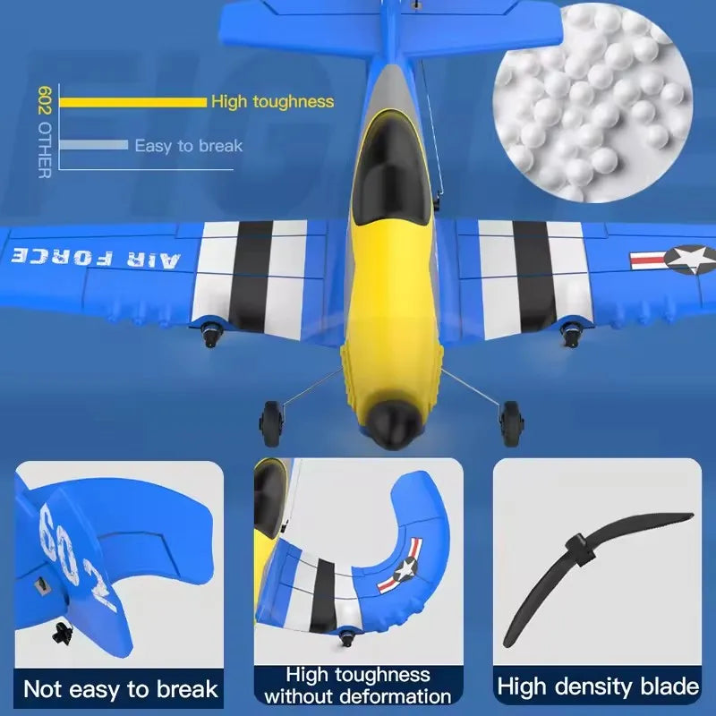 KF602 RC Plane 2.4GHz Radio Control Glider Foam Fighter Jet Professional Model Aircraft Outdoor Toys for Children Boys Gifts
