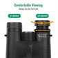 12x42 High Power Binoculars with Phone Adapter Waterproof Low Light Vision Binoculars for Bird Watching, Hunting, Travel