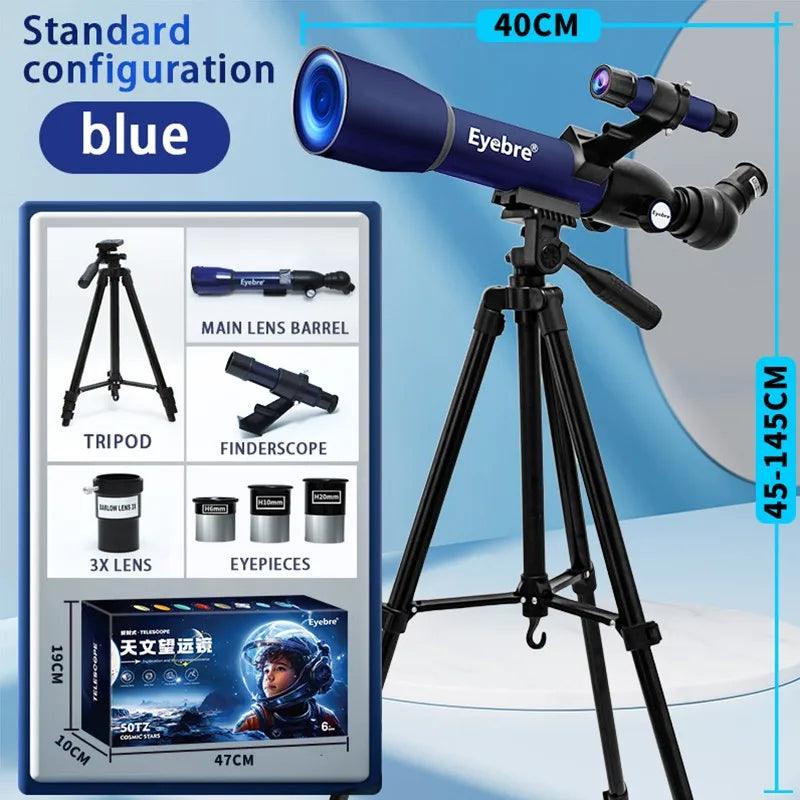 Eyebre50TZ Professional High-definition Children's Astronomical Telescope 200X To See The Moon and Stars Bird Watching Monocular
