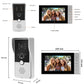 720P Video Doorbell 7‘’ Color Screen Home IntercomHigh-Definition Intelligent Night Vision Electronic Access Control System
