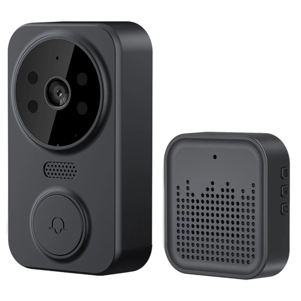 WiFi Video Doorbell Smart Home Door Bell Night Vision Wireless Visual Intercom Doorbell Two-Way Audio Visual Doorbell Monitoring