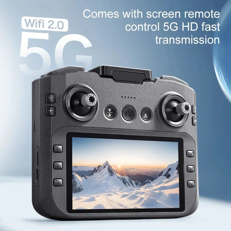 Drone A14ProMax GPS 4KHD Camera LCD Touch Screen  Remote Control Quadcopter 360 °     Obstacle Avoidance Brushless RC Drone Toys