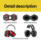 Adjustable Ear Defenders  Earmuffs Hearing Protection Ear Defenders Noise Reduction For Work Study Shooting Woodwork Sport