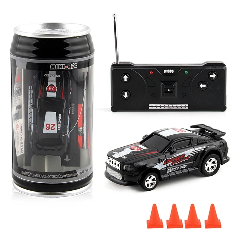 2023 Remote Control Car 20KM/H Coke Can Mini RC Car Radio Remote Control Micro Racing Car 4WD Cars RC Models Toys for Kids Gifts