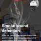 Security Camera System WiFi Camera Wireless Outdoor Full Color Night Vision Video Surveilliance with Smoke Alarm Detection