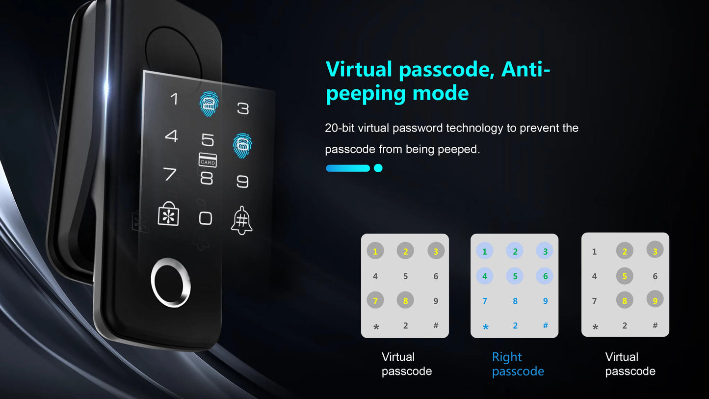 Easy Replacement Cylinder Smart Lock APP TTlock Bluetooth Fingerprint Password NFC Unlock Auto Lock/ Unlock With Battery Z-18