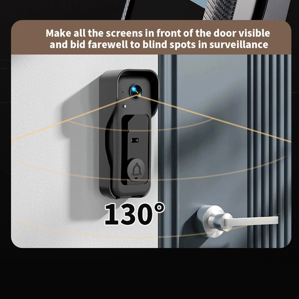 4.3’’video Doorbell 2.4G 130° Security Camera Door and Screen Intercom Door Bell IR Night Vision Wireless Doorbells Home Safety