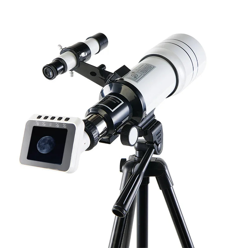 30070 Professional Astronomical Telescope  Monocular Electronic Eyepiece 70MM Large-Aperture for Stargazing Bird Watching
