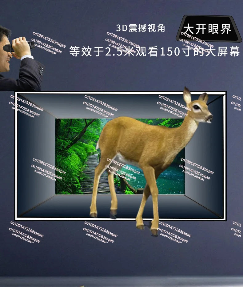 2025 new naked eye 3D high definition 4K low light full color infrared night vision telescope outdoor camping fishing