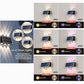 4/6/8LED Solar Wall Spotlight Outdoor Upper And Lower Lighting Solar Powered Waterproof Streetlight for Balcony Courtyard Garden