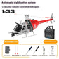 Remote-Controlled Helicopter C138 Rc Era The New Bell 206 Model Airplane With Double Blades And Single Rotor Without Aileron