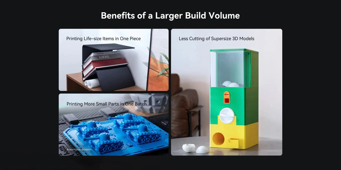 Creality Ender-3 V3 Plus 3D Printer 300x300x330mm Print Size 600mm/s Direct Extruder Stable Y-axis Dual Motors&Support Rods