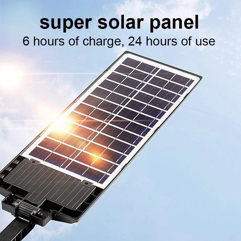 New Super Powerful Outdoor Solar LED Light 10000000LM Solar Lamp 3 Mode Motion Sensor Sunlight Wall Light 300² Security Lighting