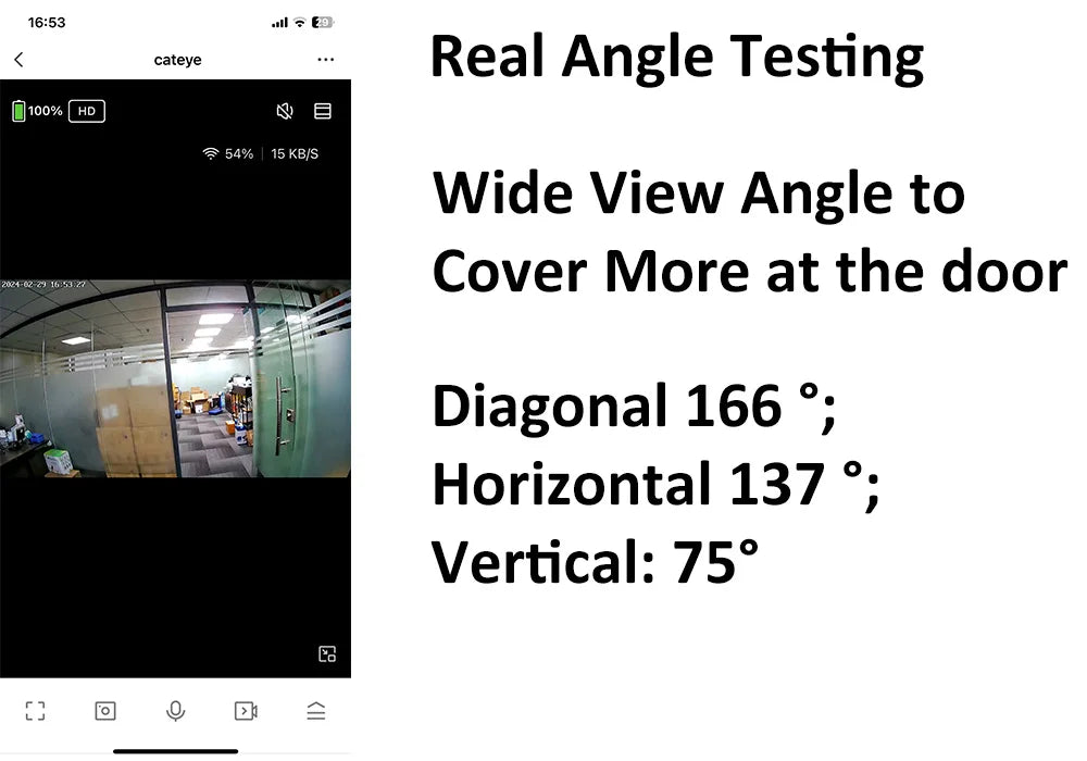2-Way Talk Smart 3MP WiFi Battery Power Door Bell Magic Cat Eye Peephole Camera PIR FHD Digital Viewer Doorbell 4.3 inch Monitor