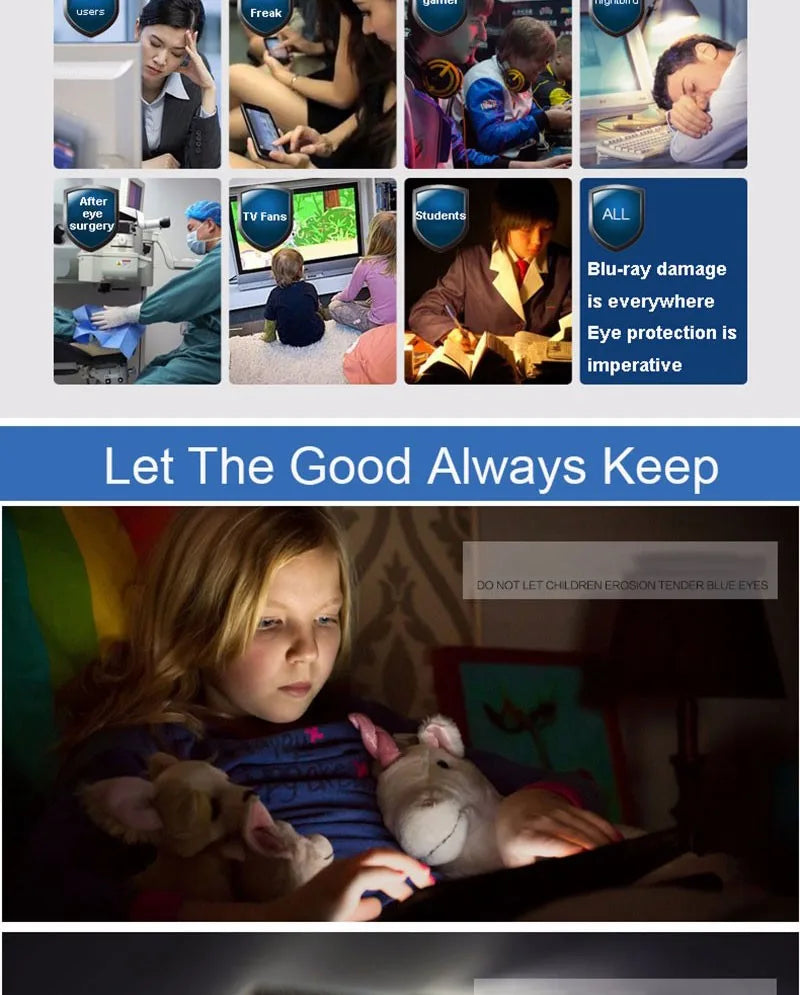 1.56 Anti-Blue Ray Single Vision Aspheric Optical Lenses Prescription Vision Correction Computer Reading Lens for women and men