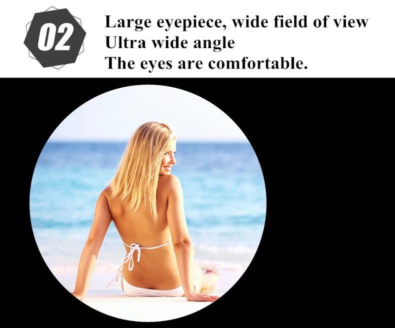 Professional Binoculars Baigish 8x30 10x40 10x50 12x4515x60 20x50 8-24x40 Powerful Military Telescope Long Range Monocular BAK4