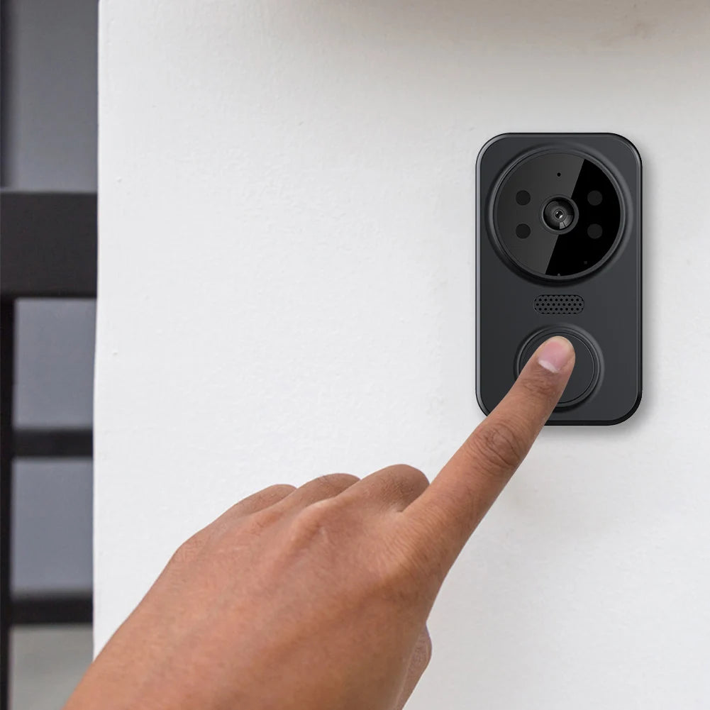 WiFi Video Doorbell Smart Home Door Bell Night Vision Wireless Visual Intercom Doorbell Two-Way Audio Visual Doorbell Monitoring