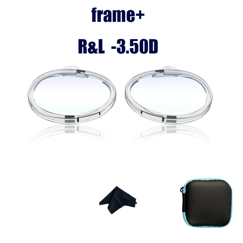 2024 New Vision Pro VR Accessories Myopia Anti-Blue Light Glasses Magnetic Eyeglass Frame VR Prescription Lenses