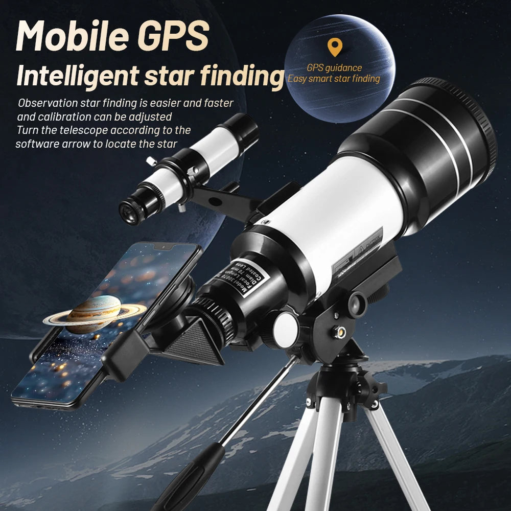 F30070 astronomical telescope with star-seeking mirror professional large-aperture single-tube high-definition high-magnificatio
