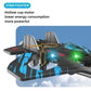 2.4G Remote Control Fighter 4-axis Gyro RC Airplane 360° Flip JetToy Hovering Helicopter with LED Colorful Lights Aircraft Model
