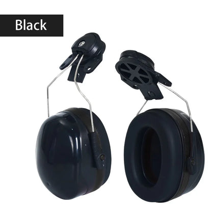 New Anti-noise On-Helmet Earmuffs Ear Protector For Safety Helmet Cap Use Factory Construction Work Safety Hearing Protection