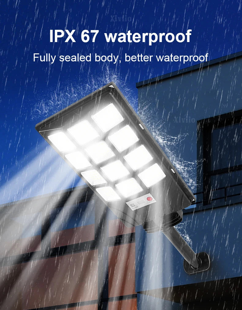 2025 New Upgraded Outdoor Solar Light 90000000LM Super Bright LED Solar Lamp Motion Sensor Security Lighting Wall Street Lantern