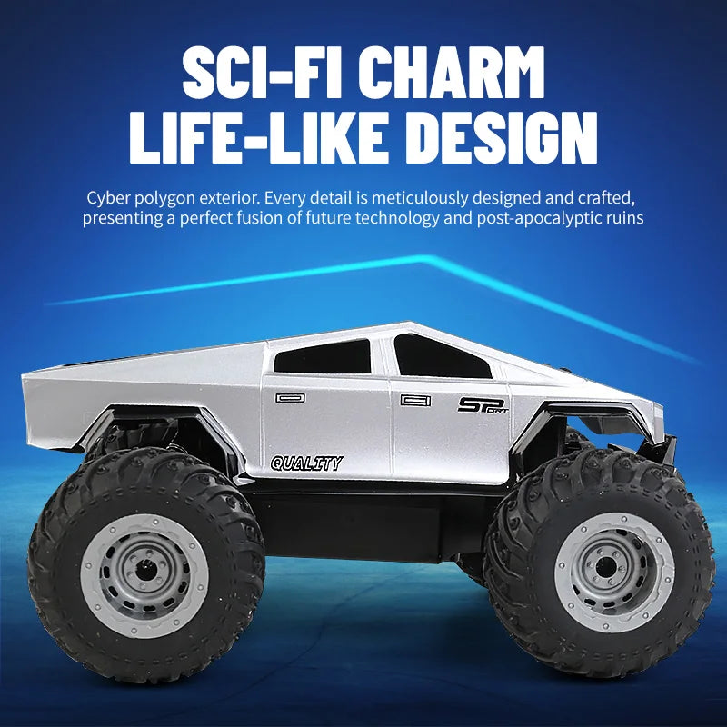 RC Truck Off-Road Big Wheel High Speed Electric Vehicle Toys RC Car Amphibious Remote Control Cars Pickup Racing  For Kids Gifts