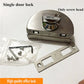 1 Set Double Open Sliding Door Lock Stainless Steel Glass Door Lock with Keys 8-12mm Safety Locks Office Glass Security Hardware