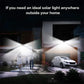 Powerful 4 LED Solar Security Lights Outdoor Decor Sensor Motion 3 Modes Street Waterproof Lamp Wall Night Work Light for Garden