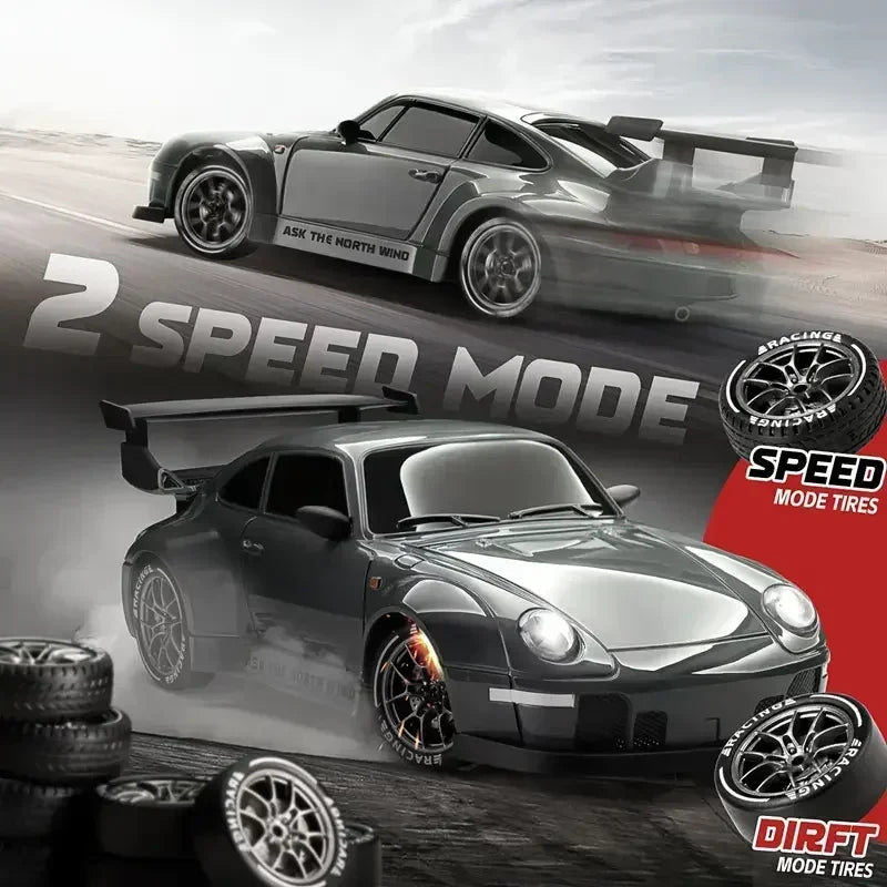 RC Drift Car 4WD Remote Control Full Size 1:24 Mini RC Racing Car Model 2.4G Radio 20KM/H High Speed RC Car Adult Kid Toy Gift