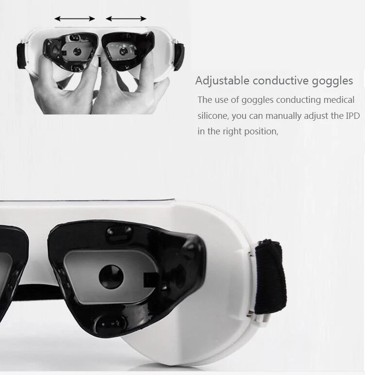 Optics 3D Eye Massager Restore Myopia Glasses EMS Acupressure Eye Care Head Massage Three months to restore 120 degree Vision